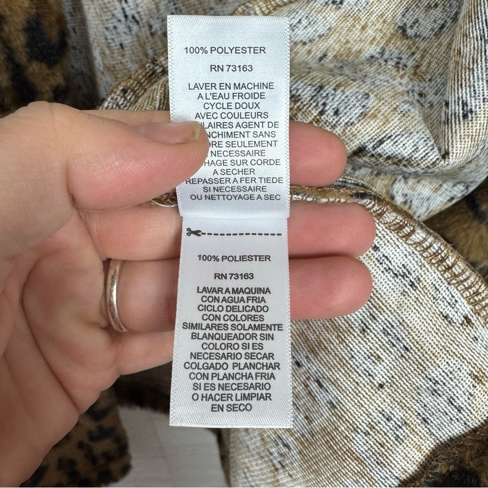Melissa Paige Brown Leopard Teddy Jacket - Picture 5 of 6